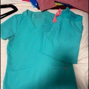 Figs scrub pants, color Green Medium size